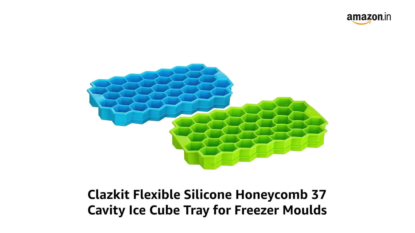 Silicone Ice Cube Tray with Easy Release Design
