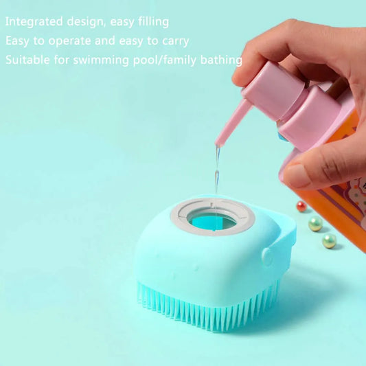 Liquid Dispensing Bath Brush Combo – Exfoliating Body Scrubber Set for Deep Cleaning & Dead Skin Removal